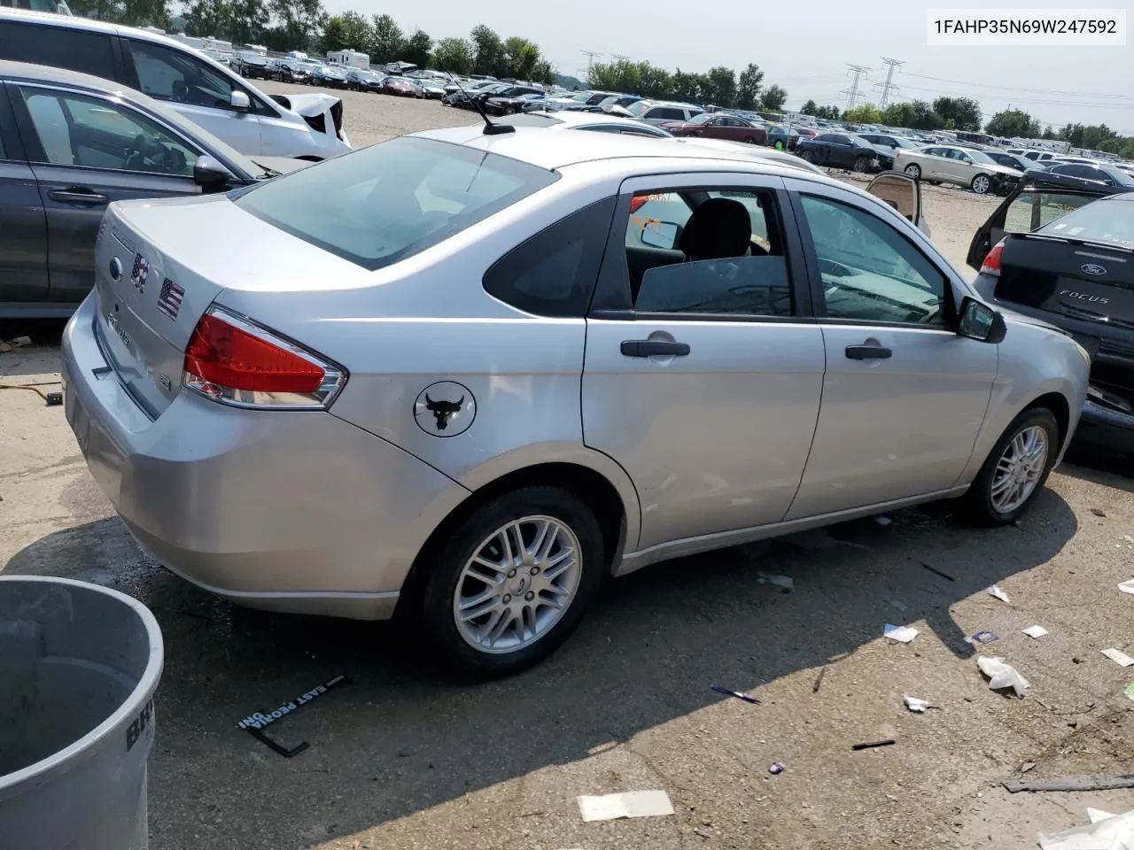 2009 Ford Focus Se VIN: 1FAHP35N69W247592 Lot: 64676364