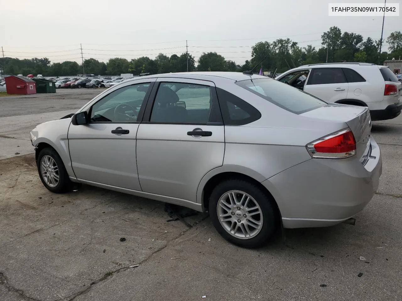 2009 Ford Focus Se VIN: 1FAHP35N09W170542 Lot: 65866844