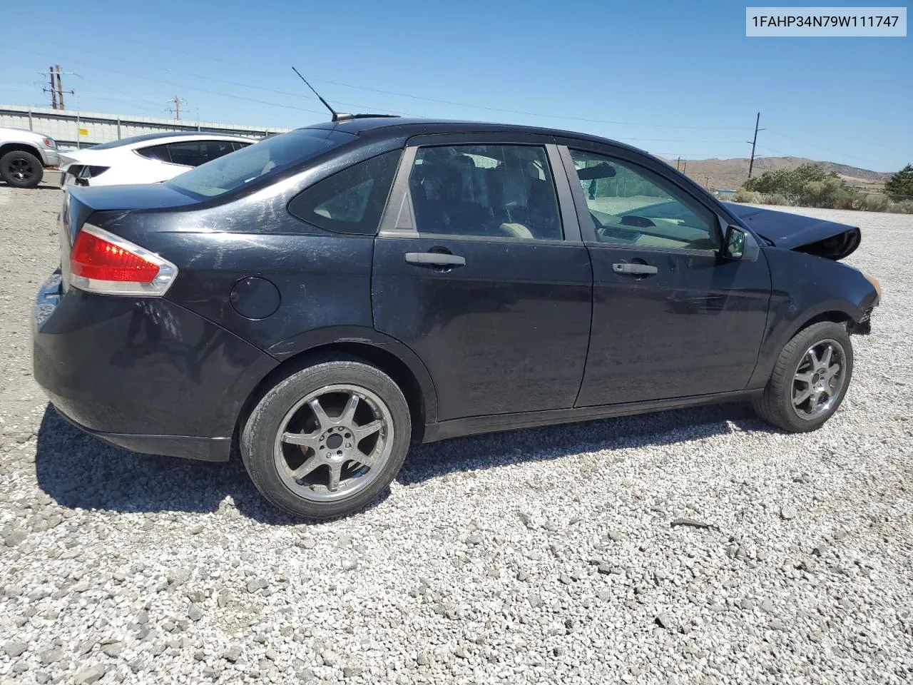 2009 Ford Focus S VIN: 1FAHP34N79W111747 Lot: 66955294