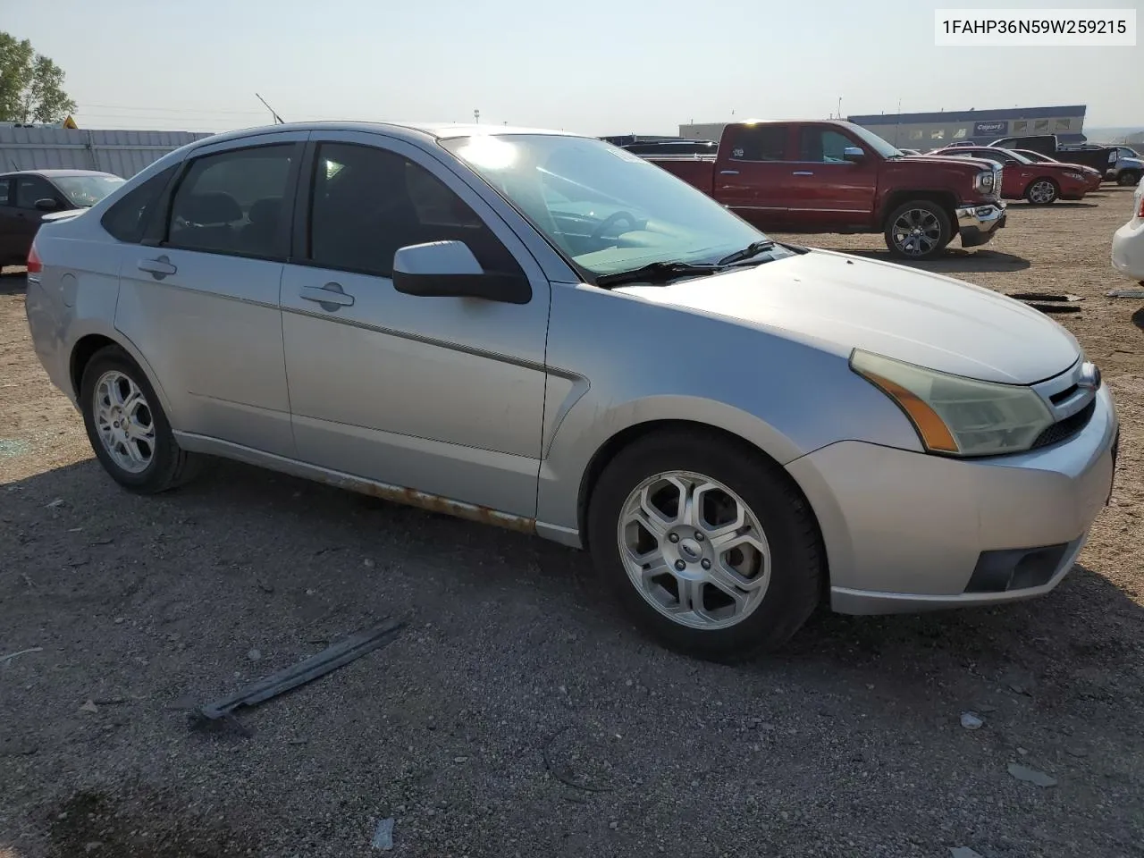 2009 Ford Focus Ses VIN: 1FAHP36N59W259215 Lot: 67664364