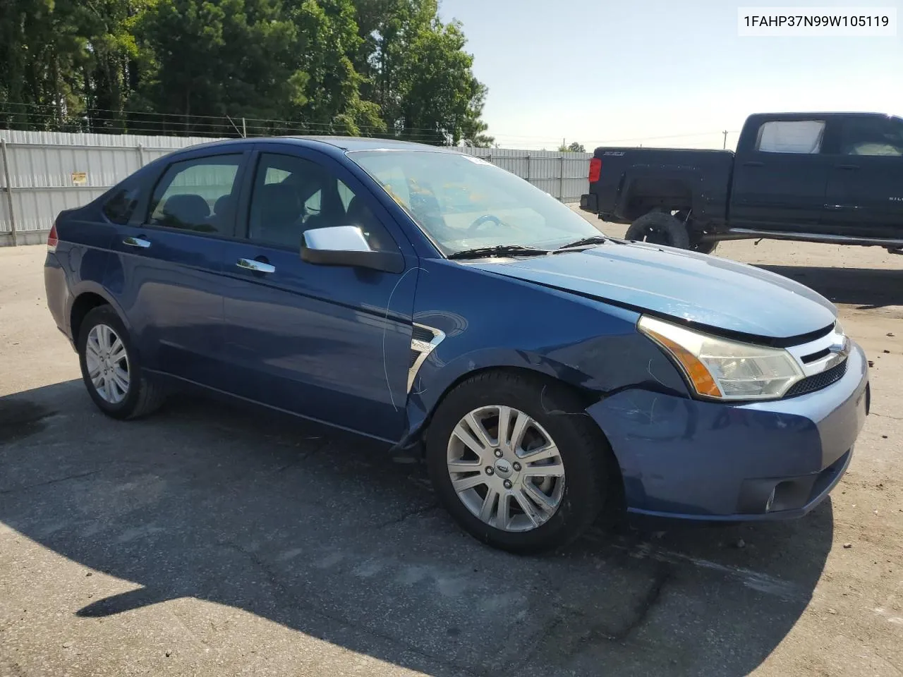 2009 Ford Focus Sel VIN: 1FAHP37N99W105119 Lot: 67696474