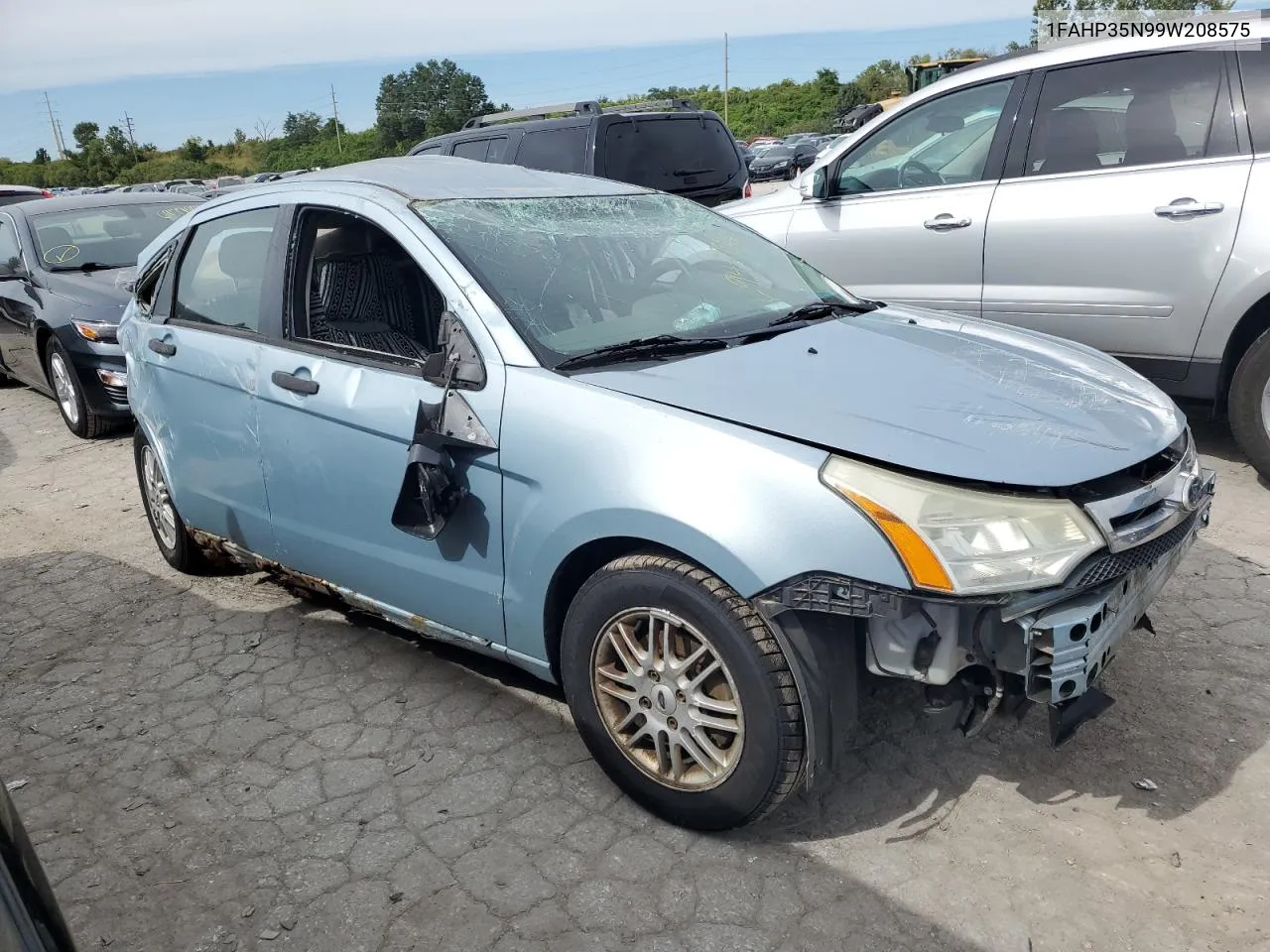 2009 Ford Focus Se VIN: 1FAHP35N99W208575 Lot: 69407184