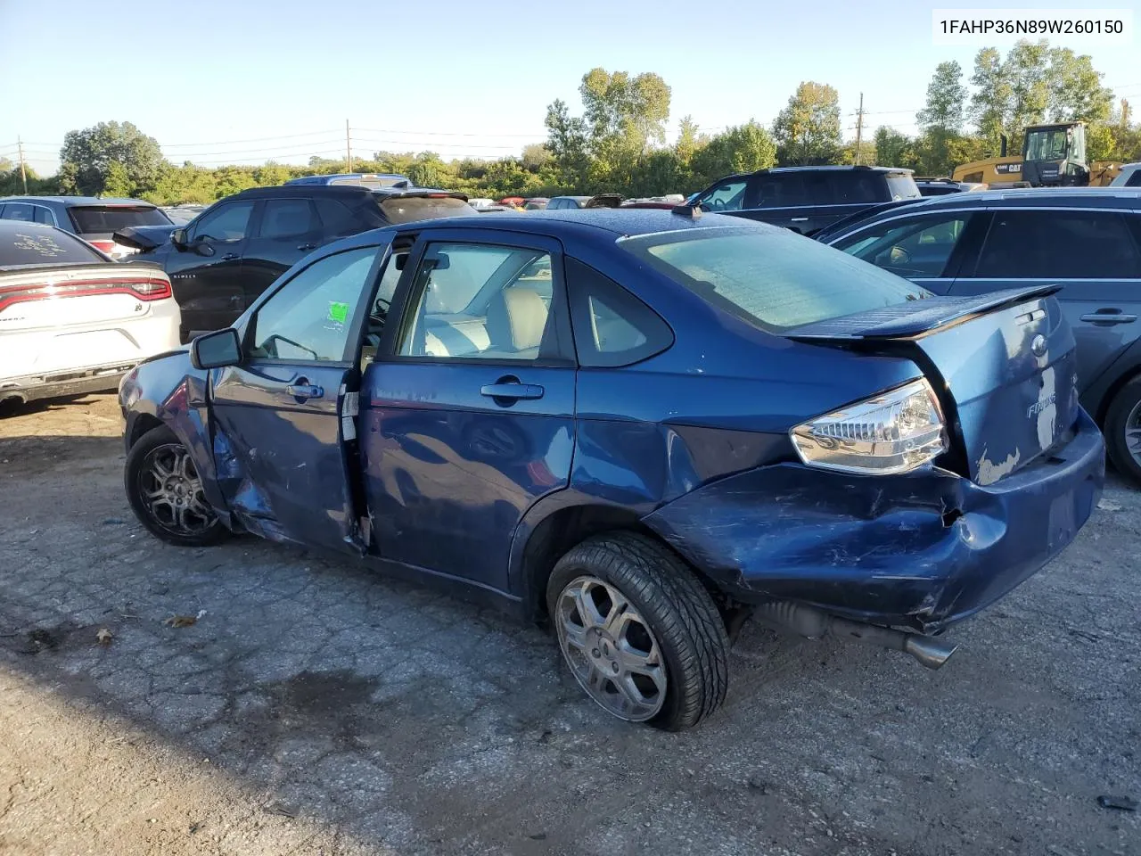 2009 Ford Focus Ses VIN: 1FAHP36N89W260150 Lot: 74476784