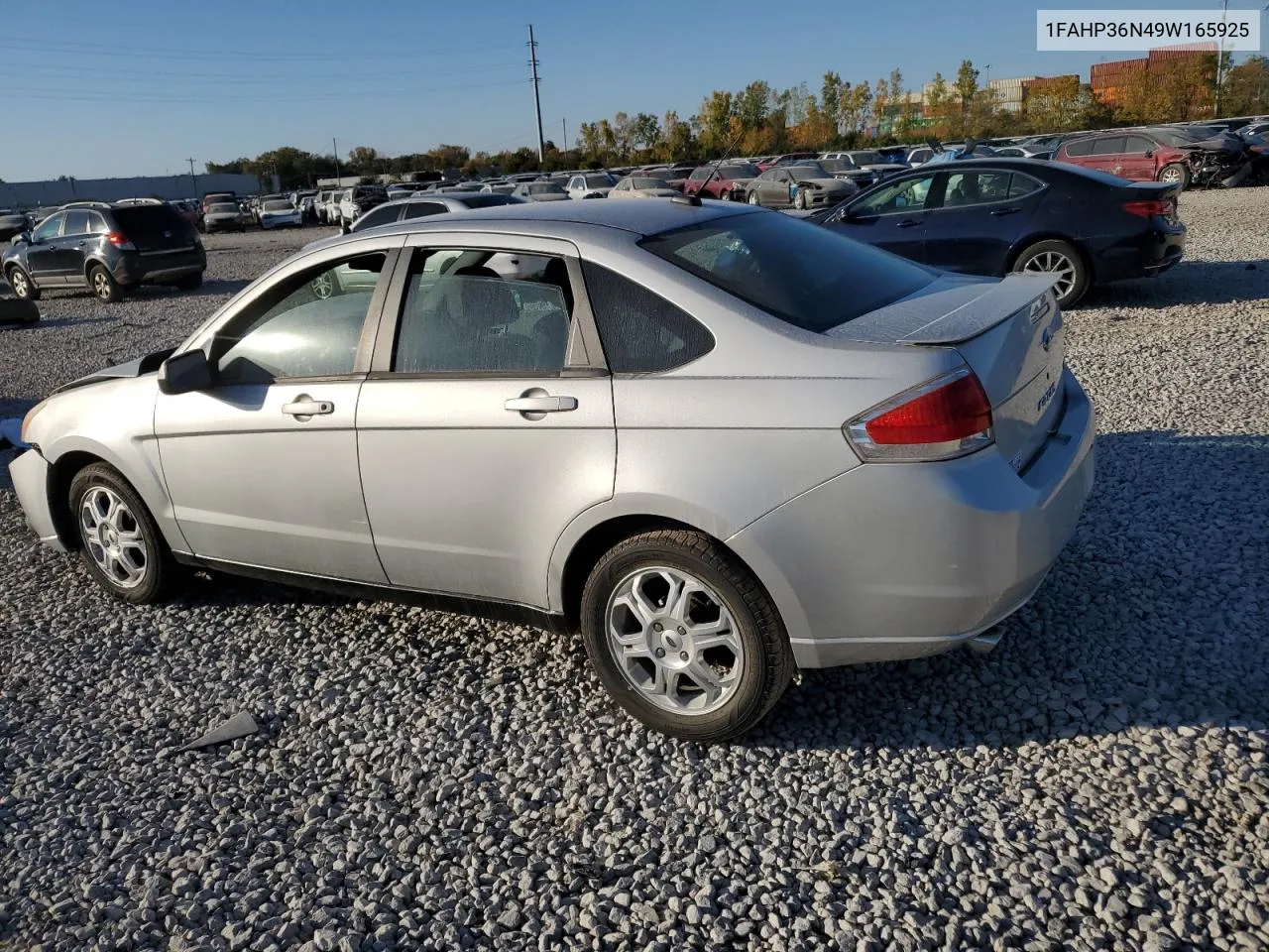 2009 Ford Focus Ses VIN: 1FAHP36N49W165925 Lot: 76530744