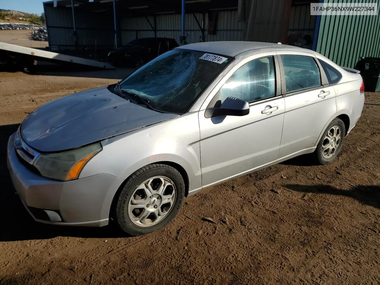 2009 Ford Focus Ses VIN: 1FAHP36NX9W227344 Lot: 78177874