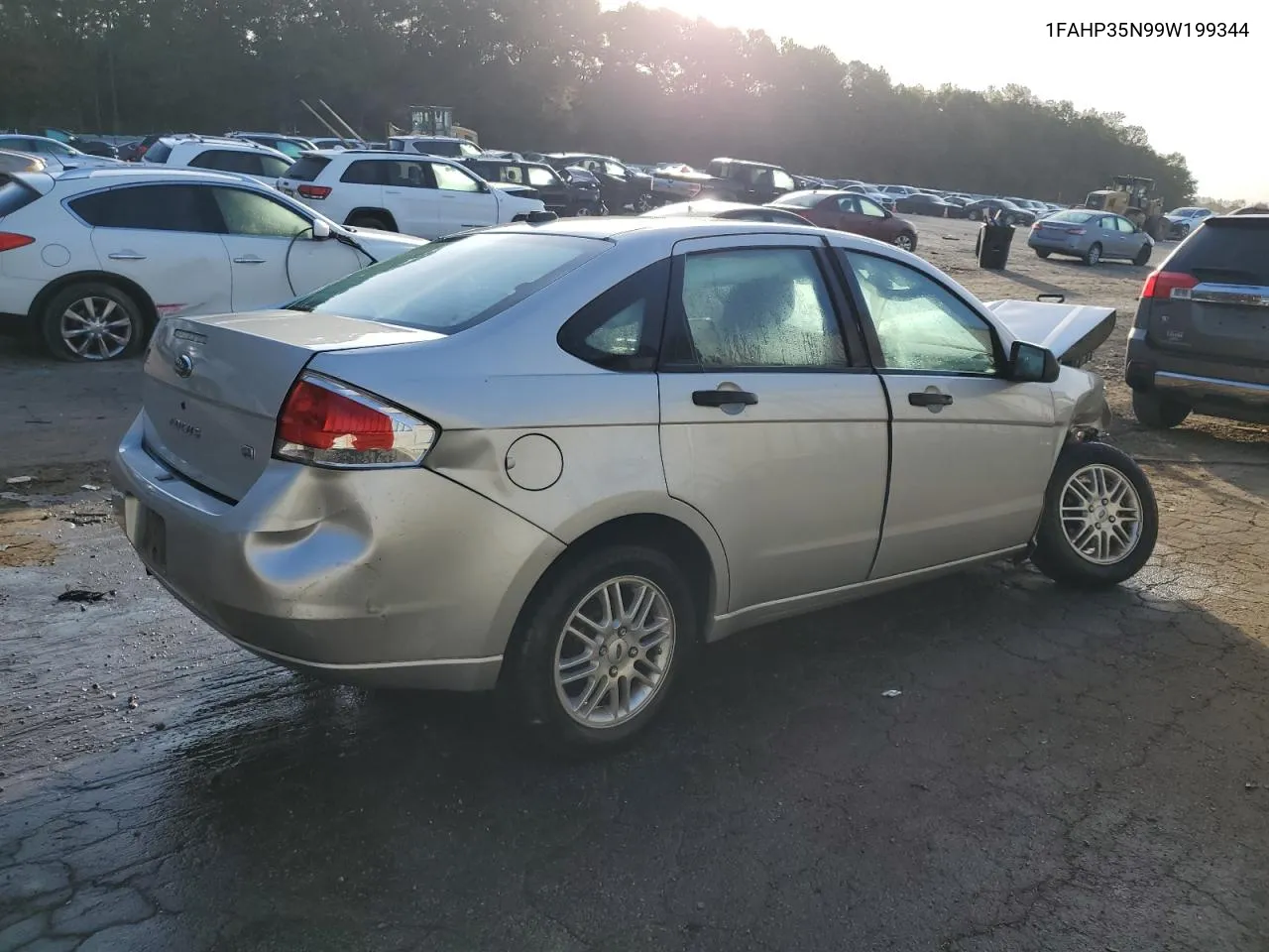 2009 Ford Focus Se VIN: 1FAHP35N99W199344 Lot: 78442164