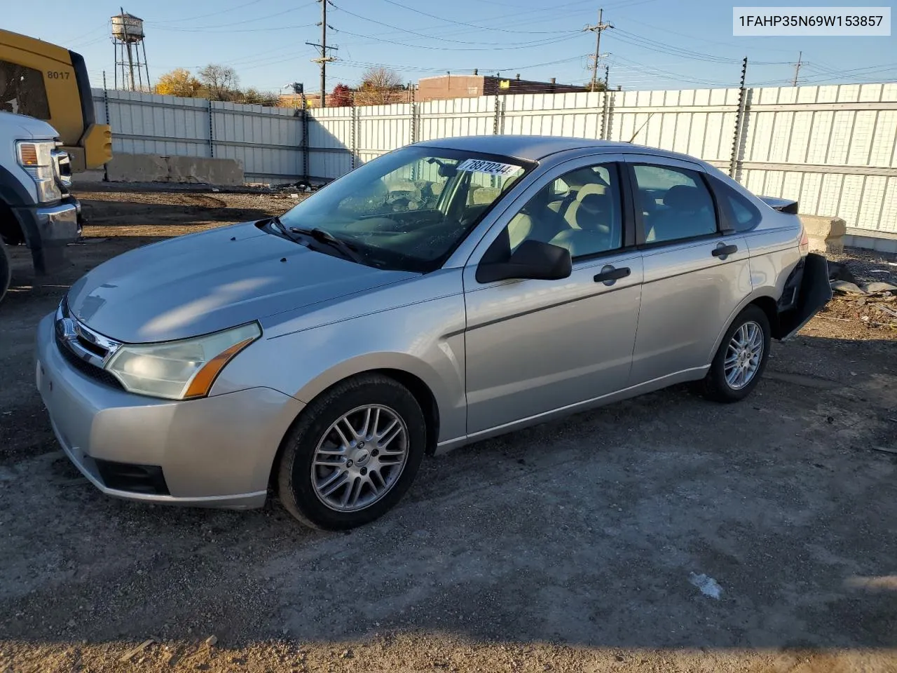 2009 Ford Focus Se VIN: 1FAHP35N69W153857 Lot: 78870244