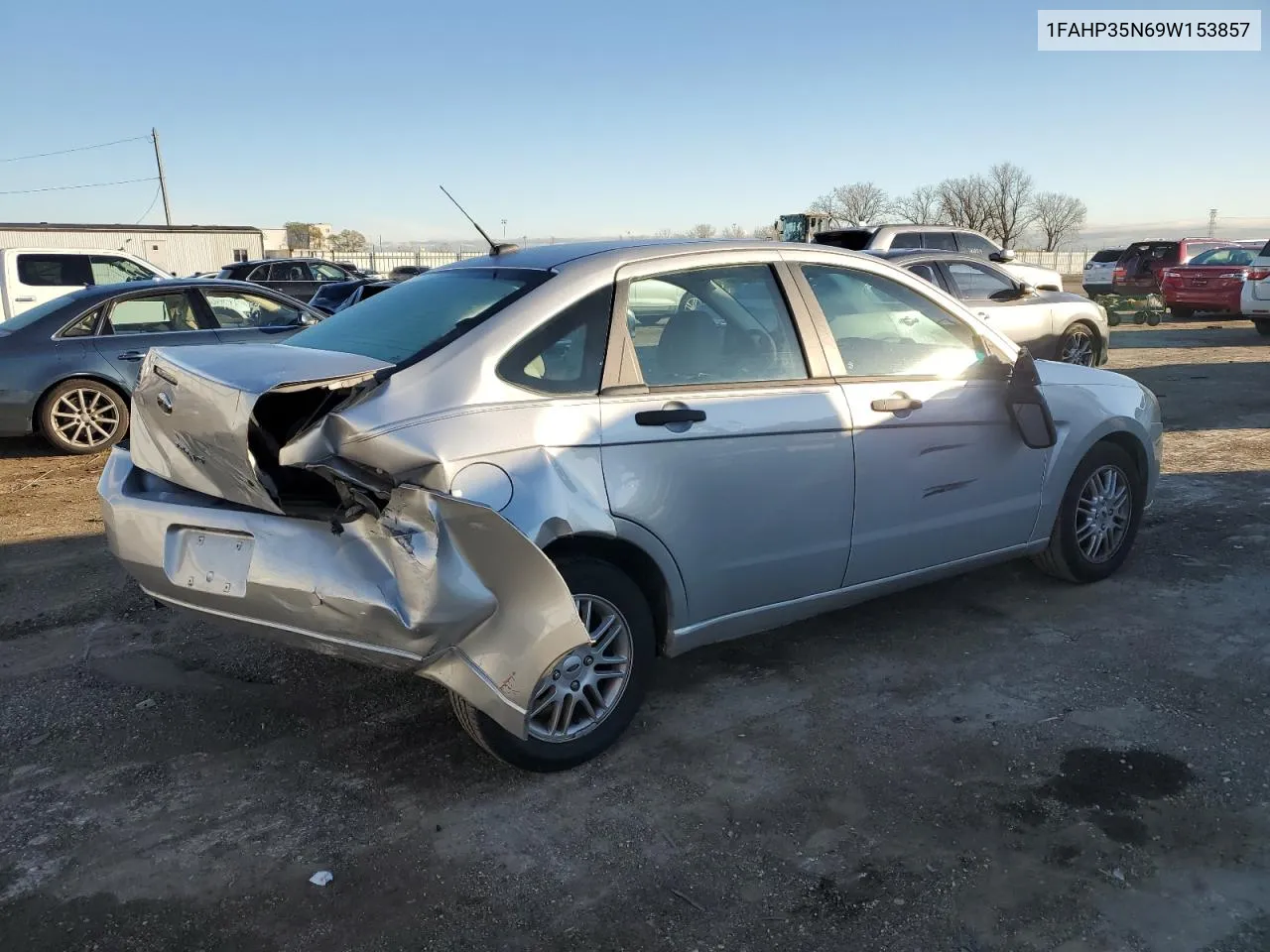 2009 Ford Focus Se VIN: 1FAHP35N69W153857 Lot: 78870244