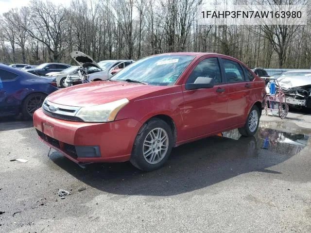 1FAHP3FN7AW163980 2010 Ford Focus Se