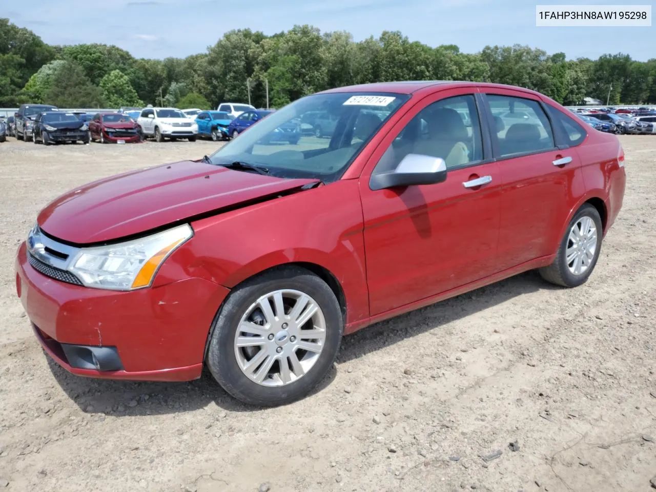 2010 Ford Focus Sel VIN: 1FAHP3HN8AW195298 Lot: 57219714