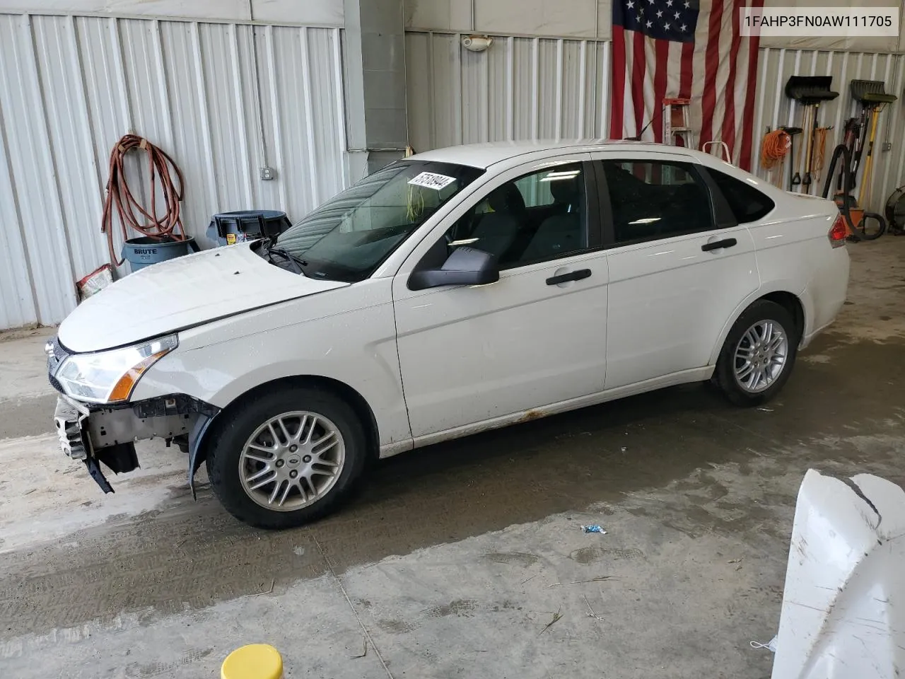 2010 Ford Focus Se VIN: 1FAHP3FN0AW111705 Lot: 57518944