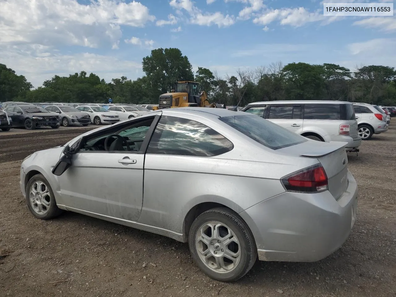 2010 Ford Focus Se VIN: 1FAHP3CN0AW116553 Lot: 58560354