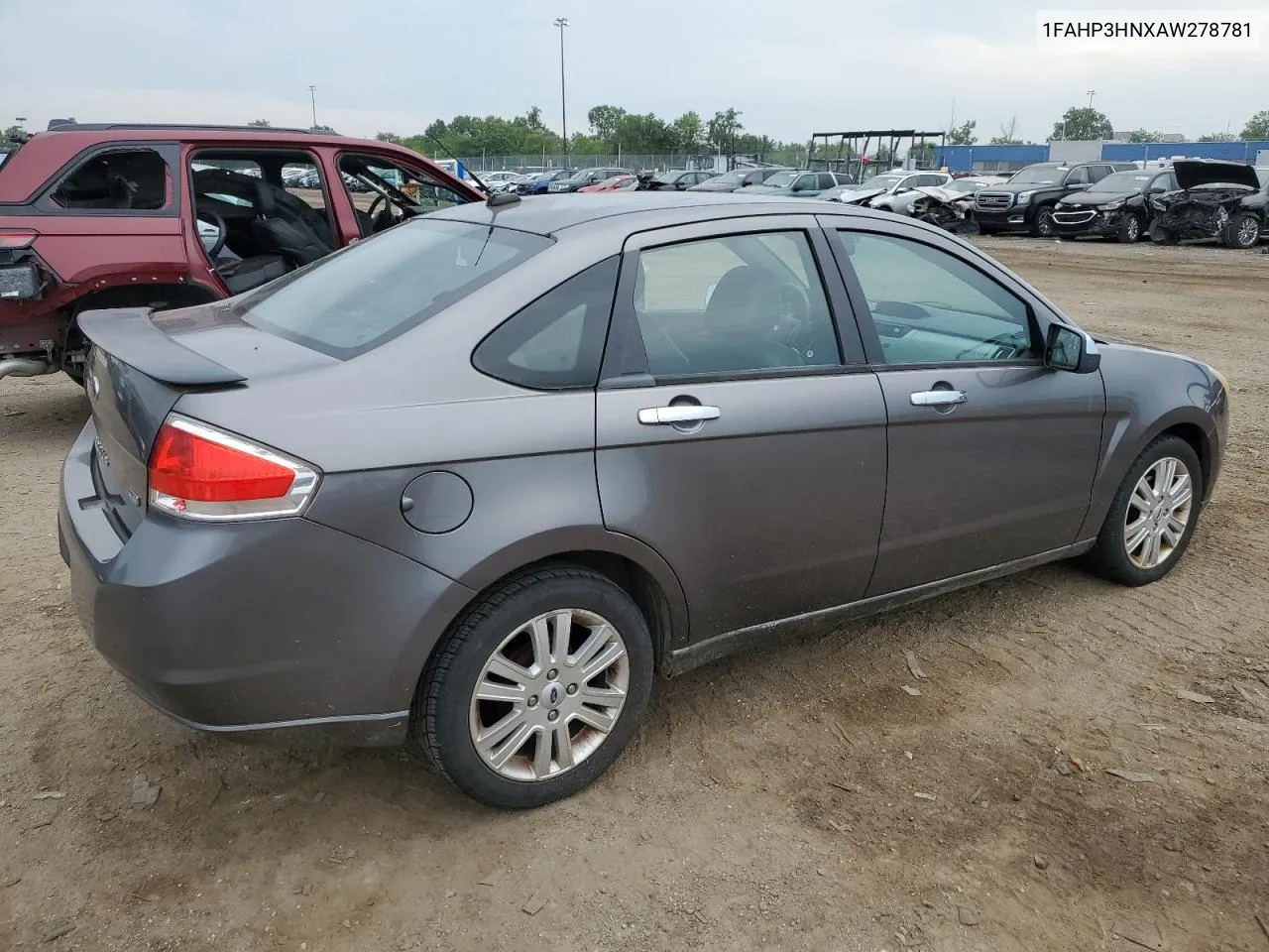 2010 Ford Focus Sel VIN: 1FAHP3HNXAW278781 Lot: 61672764