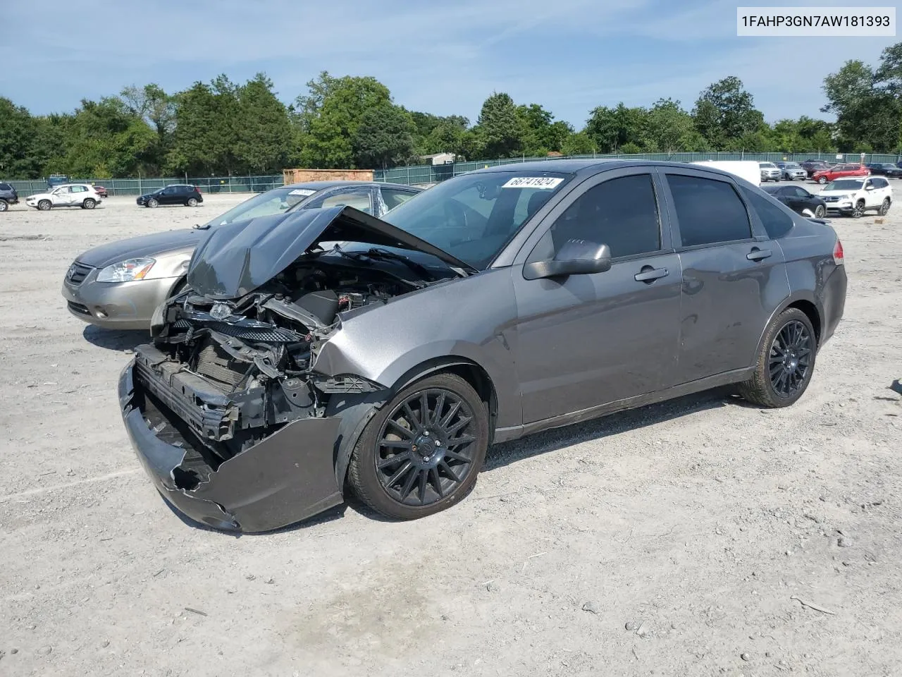 2010 Ford Focus Ses VIN: 1FAHP3GN7AW181393 Lot: 66741924