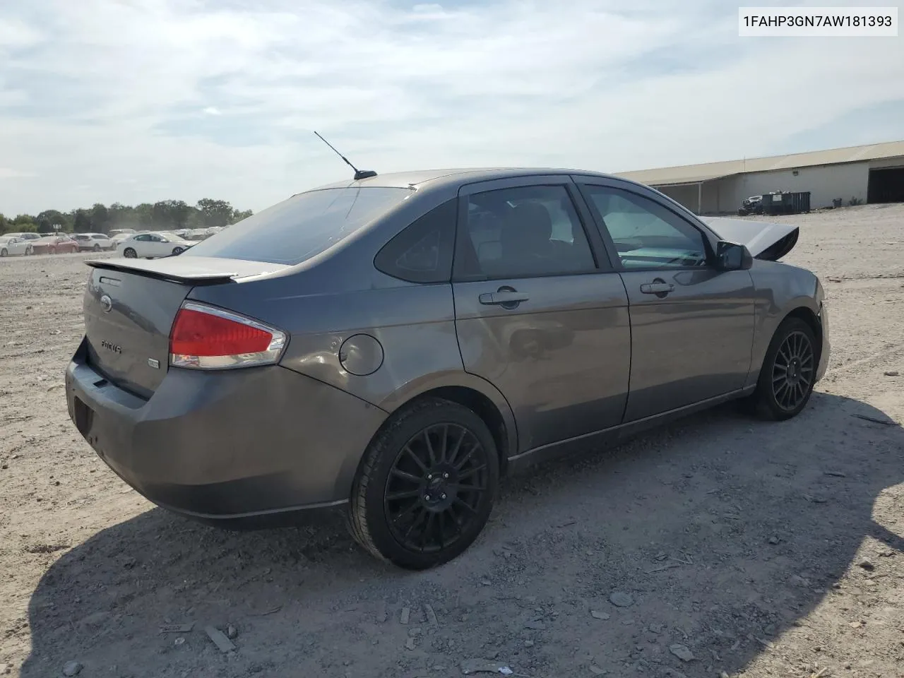 2010 Ford Focus Ses VIN: 1FAHP3GN7AW181393 Lot: 66741924