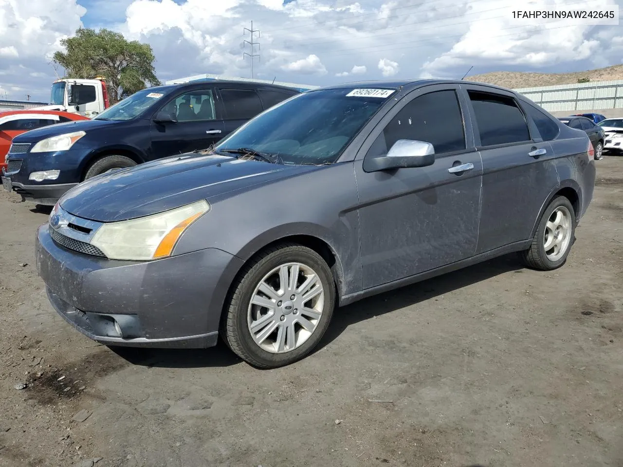 2010 Ford Focus Sel VIN: 1FAHP3HN9AW242645 Lot: 69260174