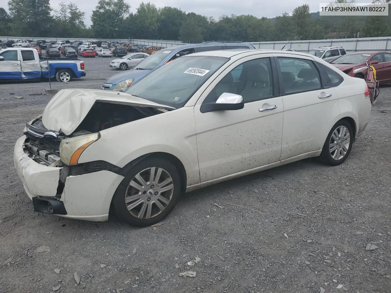 2010 Ford Focus Sel VIN: 1FAHP3HN9AW180227 Lot: 69392044