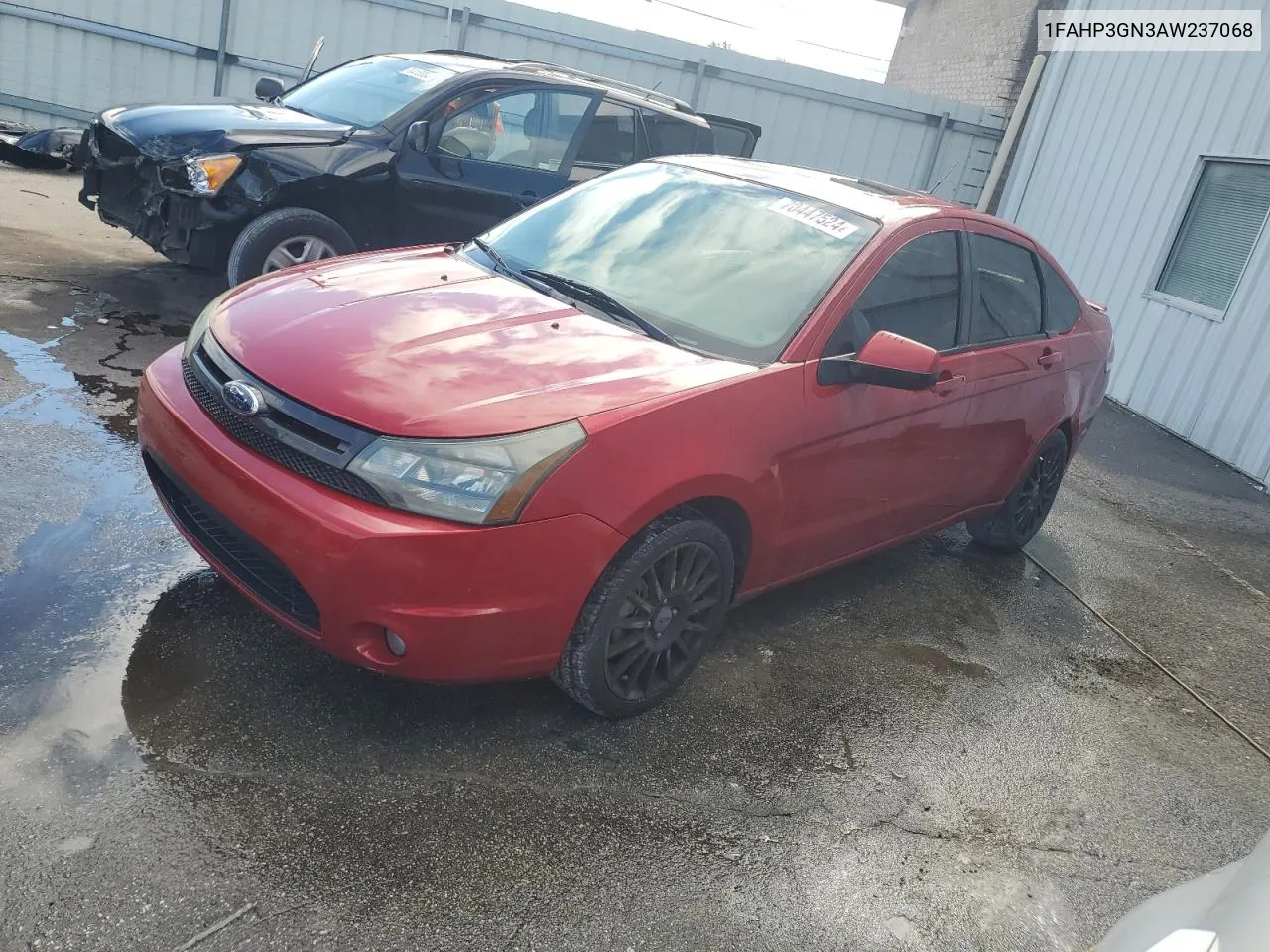 2010 Ford Focus Ses VIN: 1FAHP3GN3AW237068 Lot: 70447524