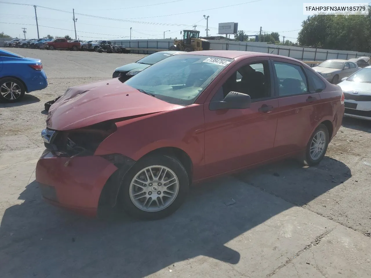 2010 Ford Focus Se VIN: 1FAHP3FN3AW185779 Lot: 71384764