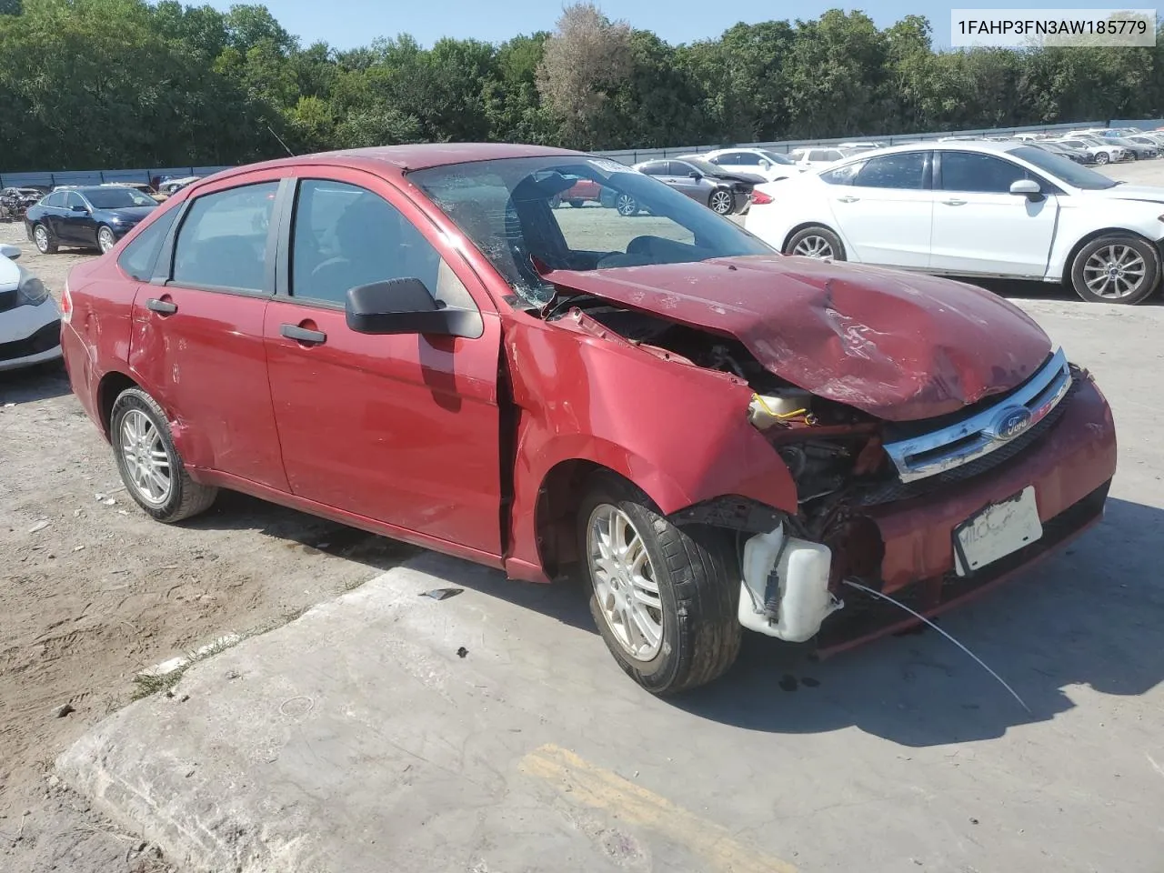 2010 Ford Focus Se VIN: 1FAHP3FN3AW185779 Lot: 71384764