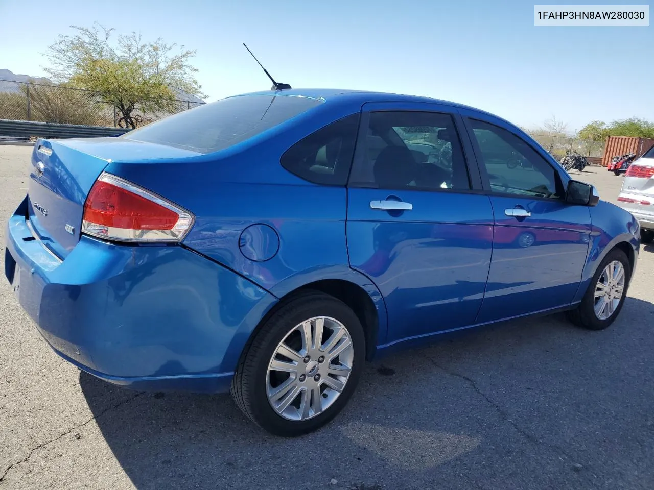 2010 Ford Focus Sel VIN: 1FAHP3HN8AW280030 Lot: 72069254