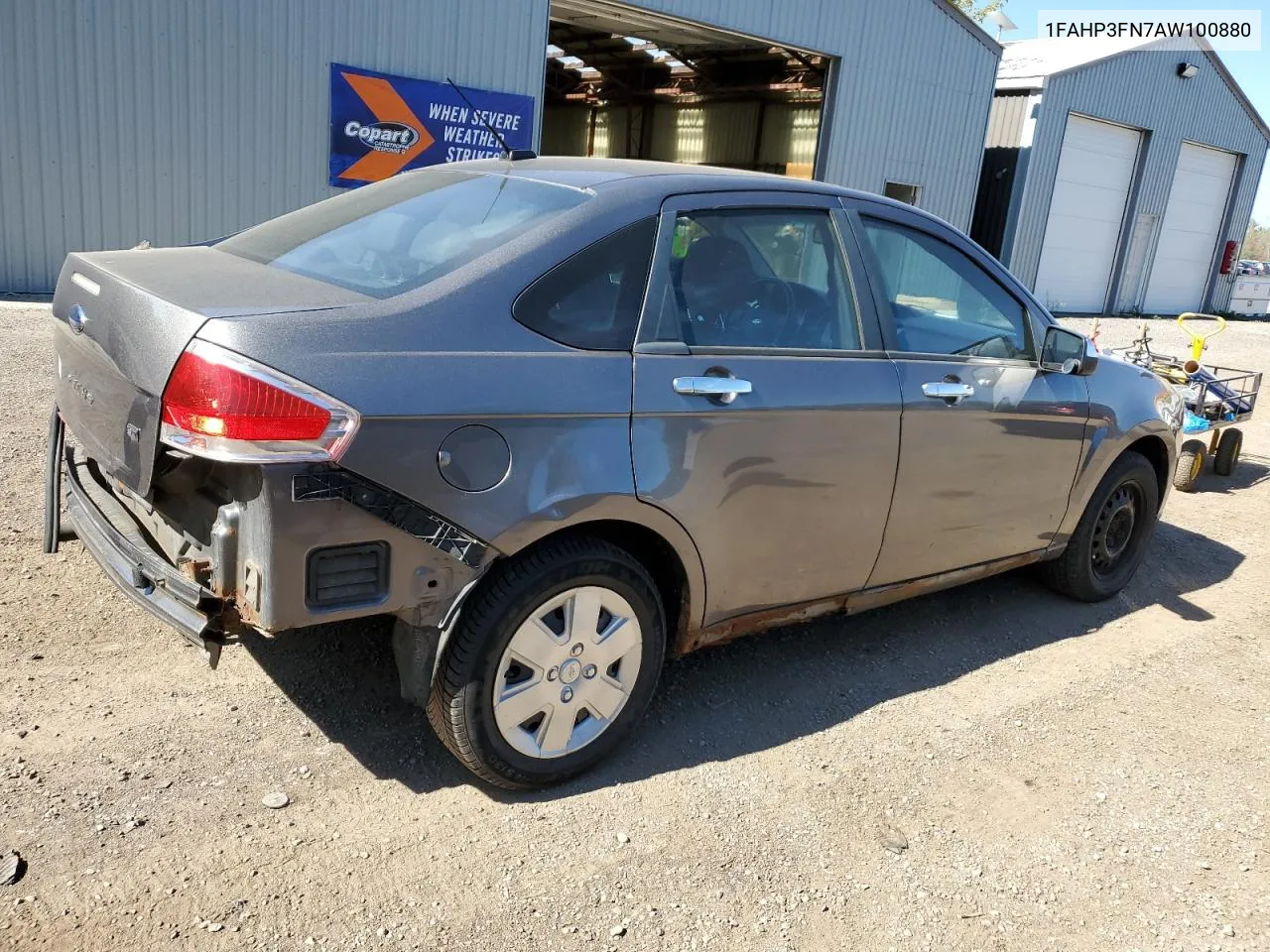 2010 Ford Focus Se VIN: 1FAHP3FN7AW100880 Lot: 72183214