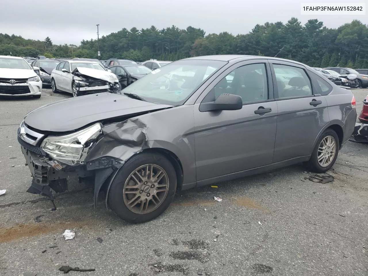 2010 Ford Focus Se VIN: 1FAHP3FN6AW152842 Lot: 72475414