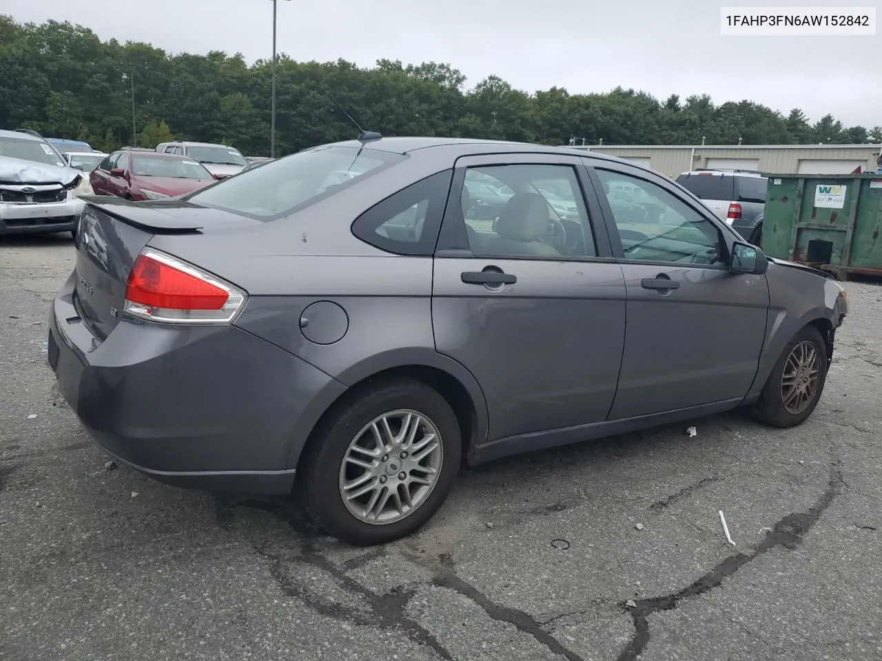 2010 Ford Focus Se VIN: 1FAHP3FN6AW152842 Lot: 72475414