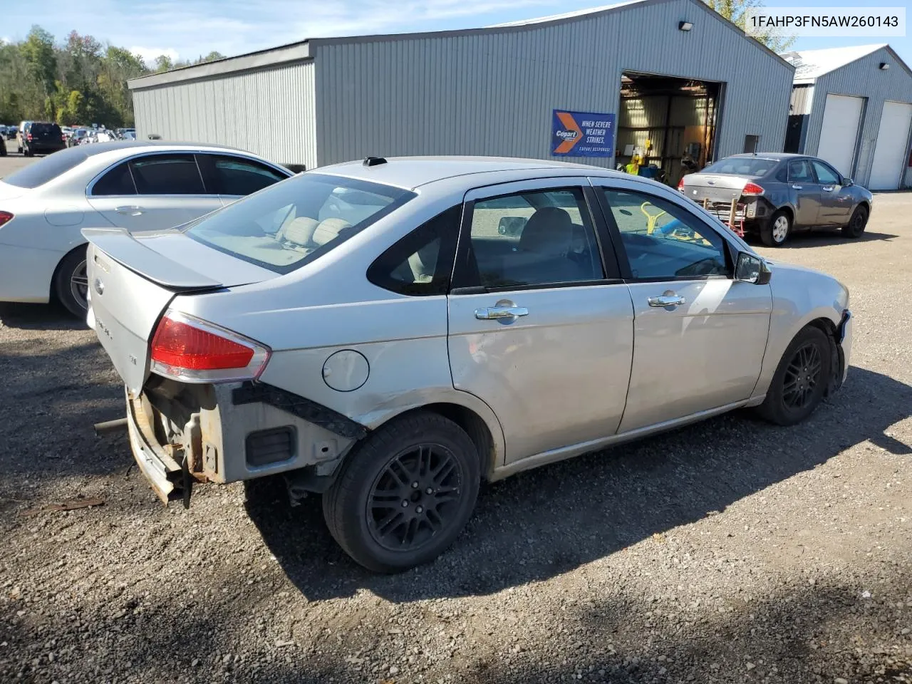 2010 Ford Focus Se VIN: 1FAHP3FN5AW260143 Lot: 73299854