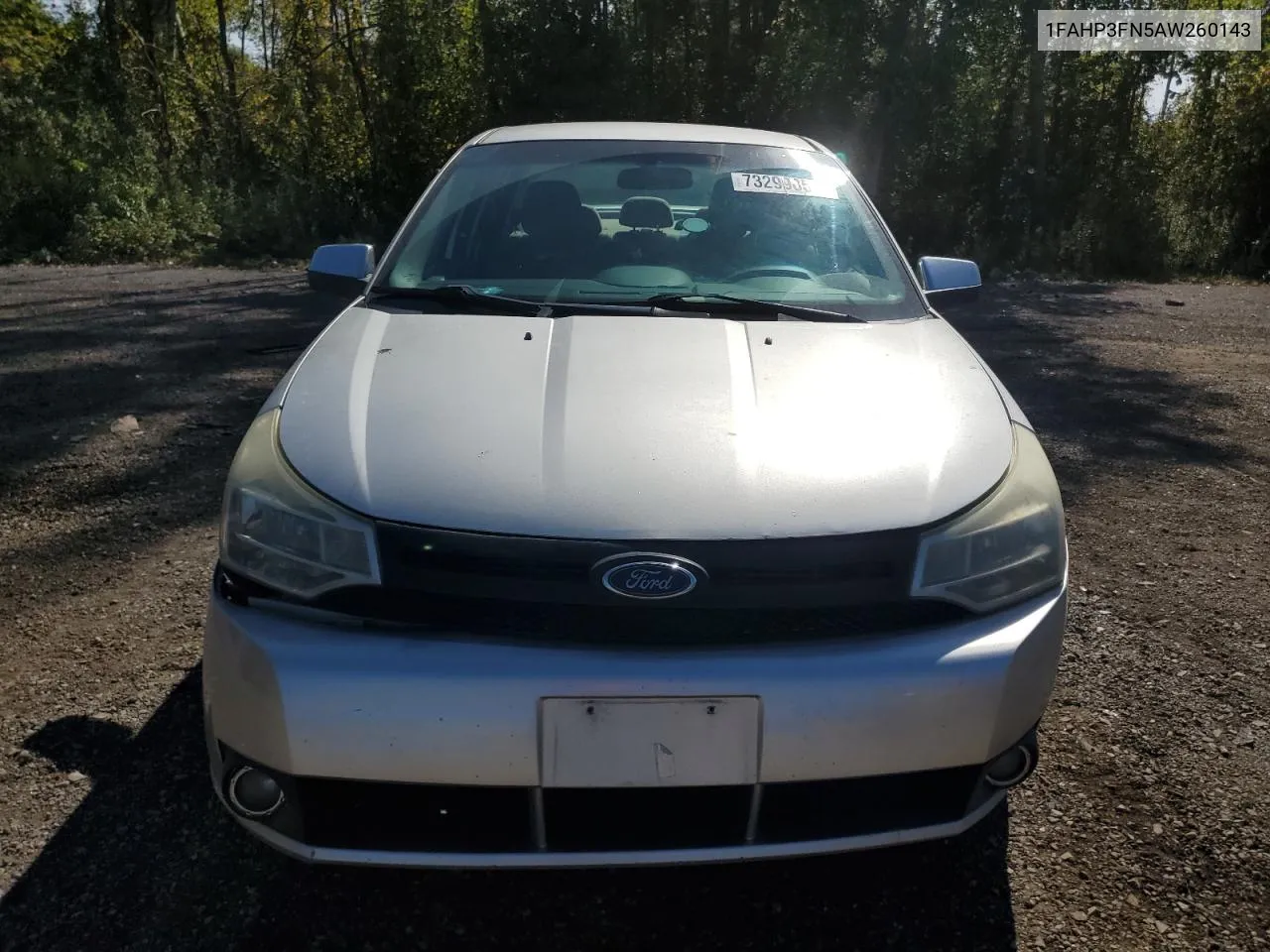 2010 Ford Focus Se VIN: 1FAHP3FN5AW260143 Lot: 73299854