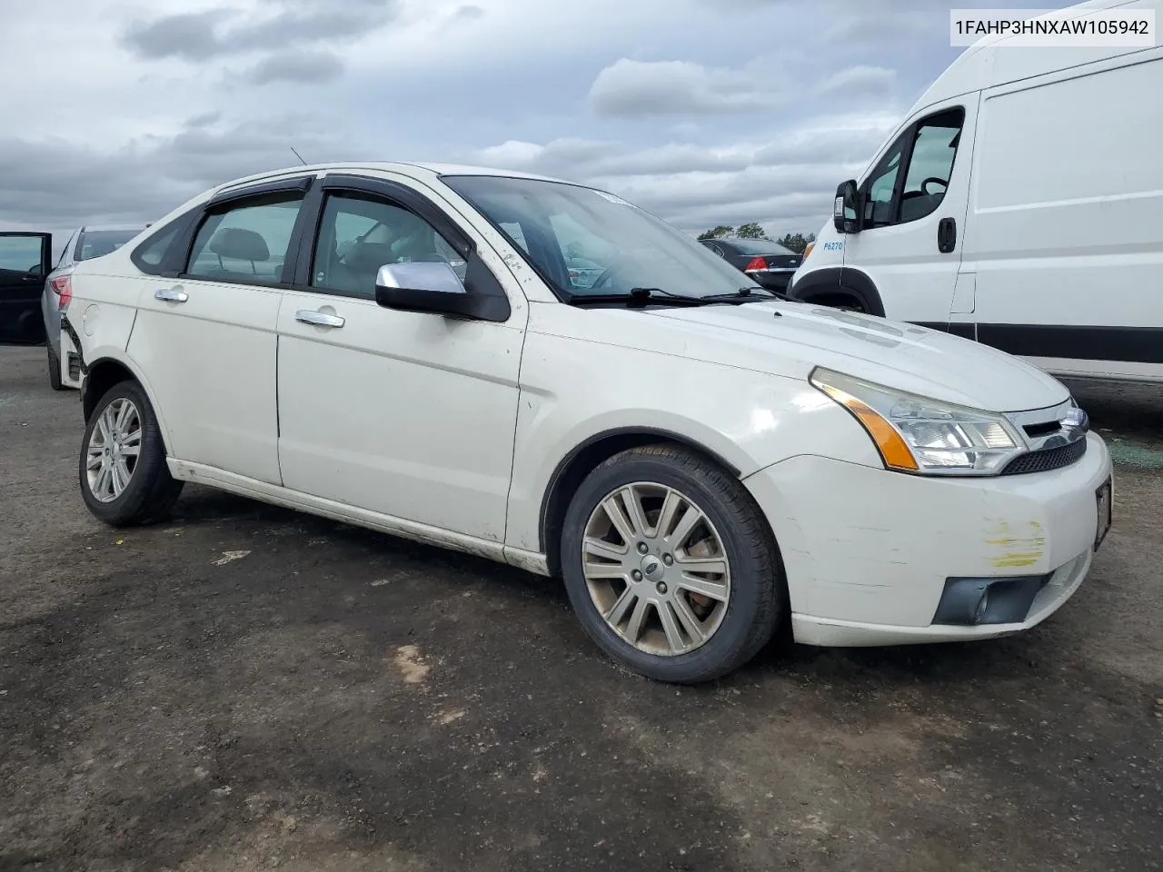 2010 Ford Focus Sel VIN: 1FAHP3HNXAW105942 Lot: 73747894