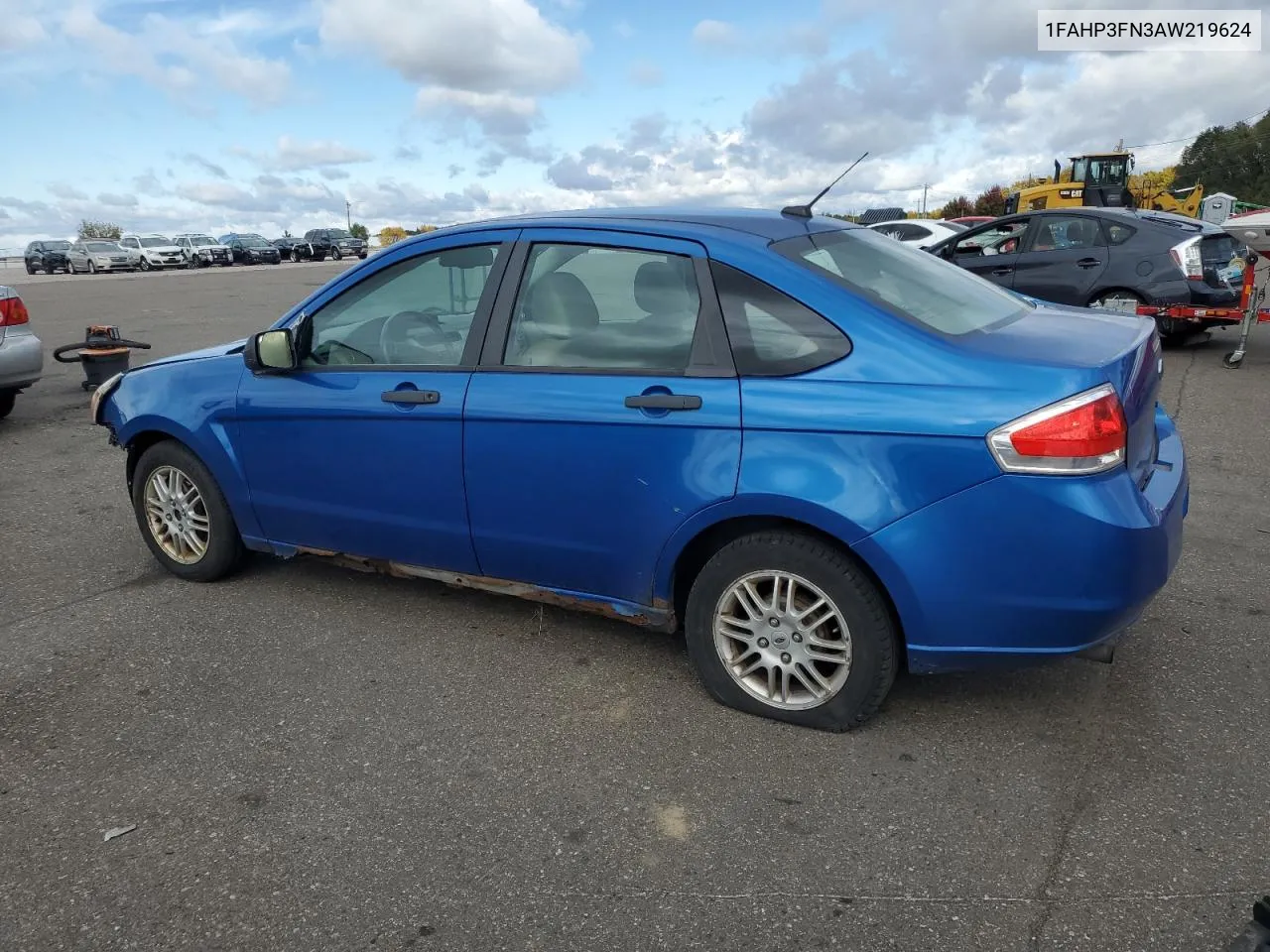 2010 Ford Focus Se VIN: 1FAHP3FN3AW219624 Lot: 75341384