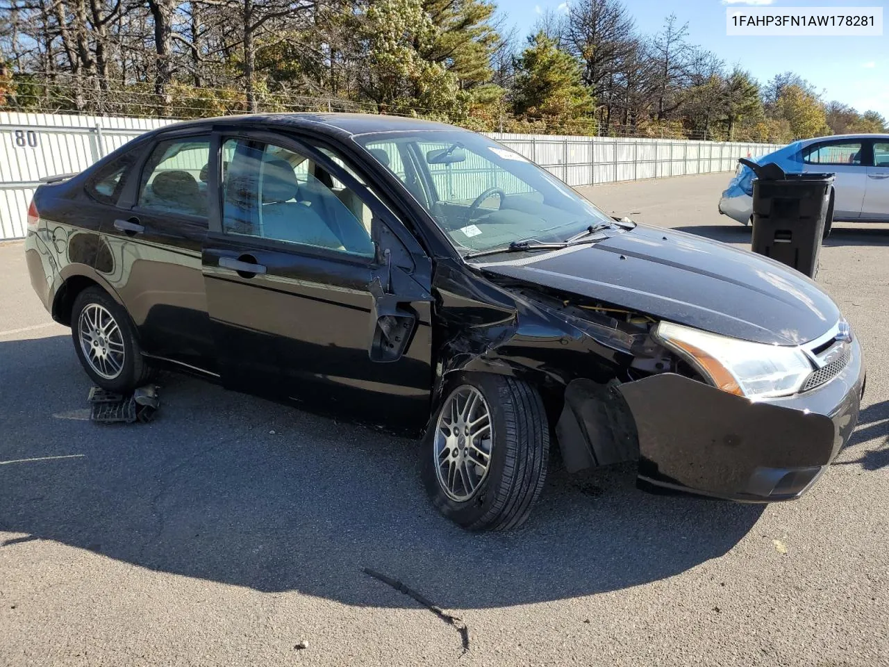 2010 Ford Focus Se VIN: 1FAHP3FN1AW178281 Lot: 76234914