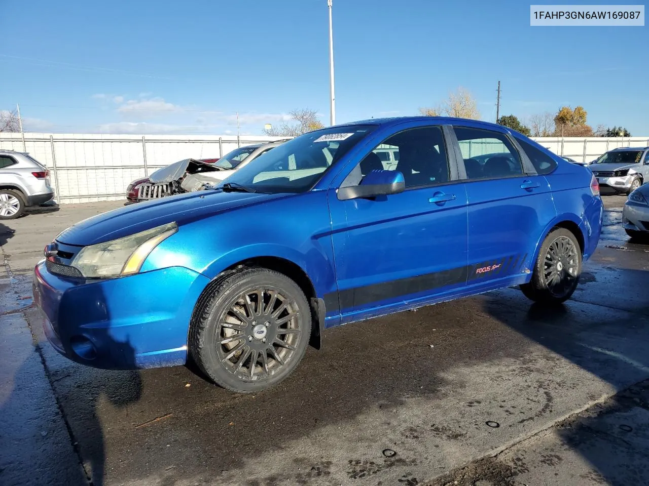 2010 Ford Focus Ses VIN: 1FAHP3GN6AW169087 Lot: 79062854