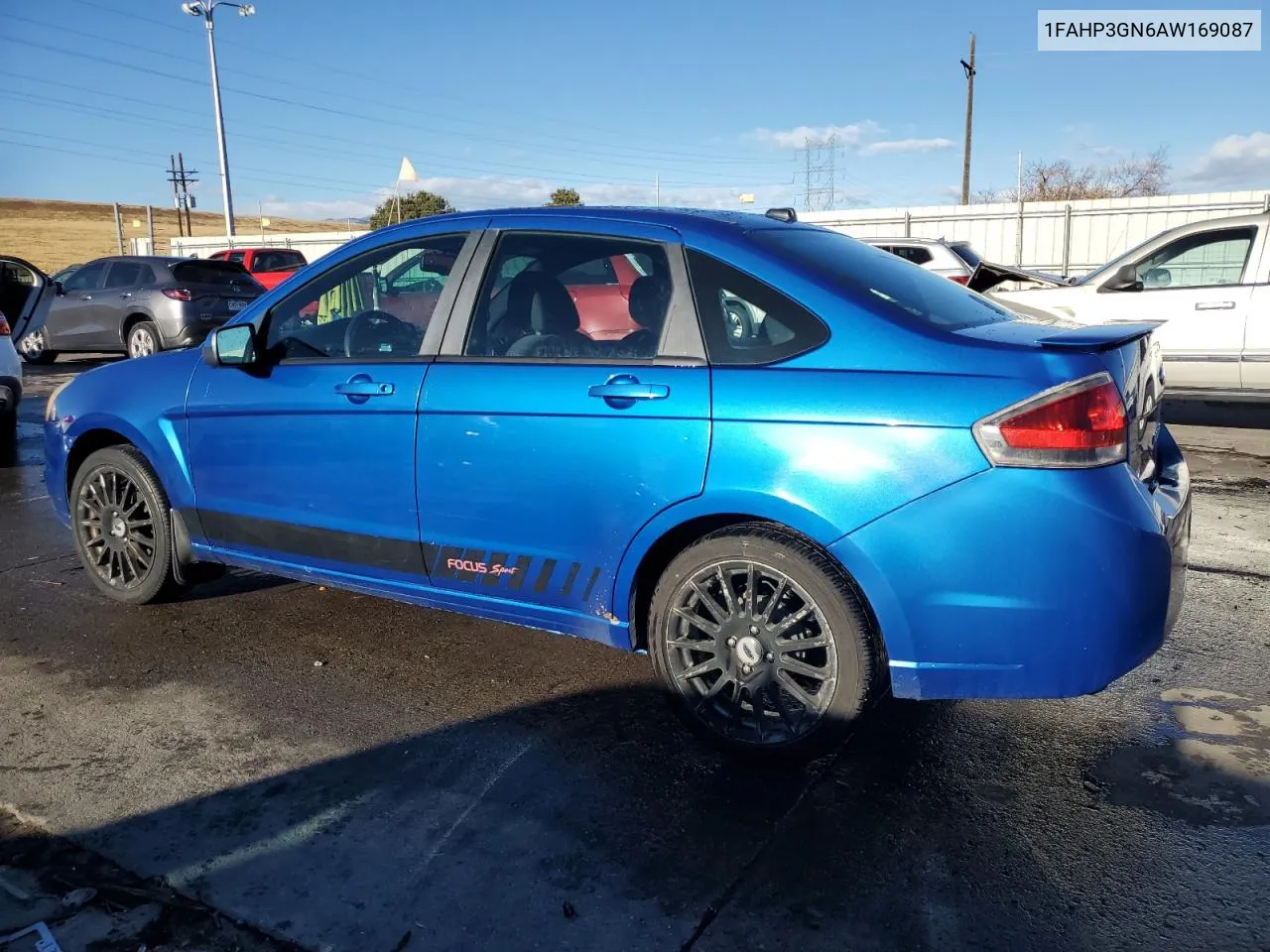 2010 Ford Focus Ses VIN: 1FAHP3GN6AW169087 Lot: 79062854