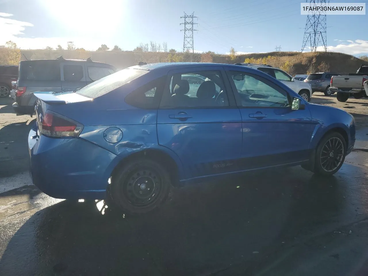 2010 Ford Focus Ses VIN: 1FAHP3GN6AW169087 Lot: 79062854