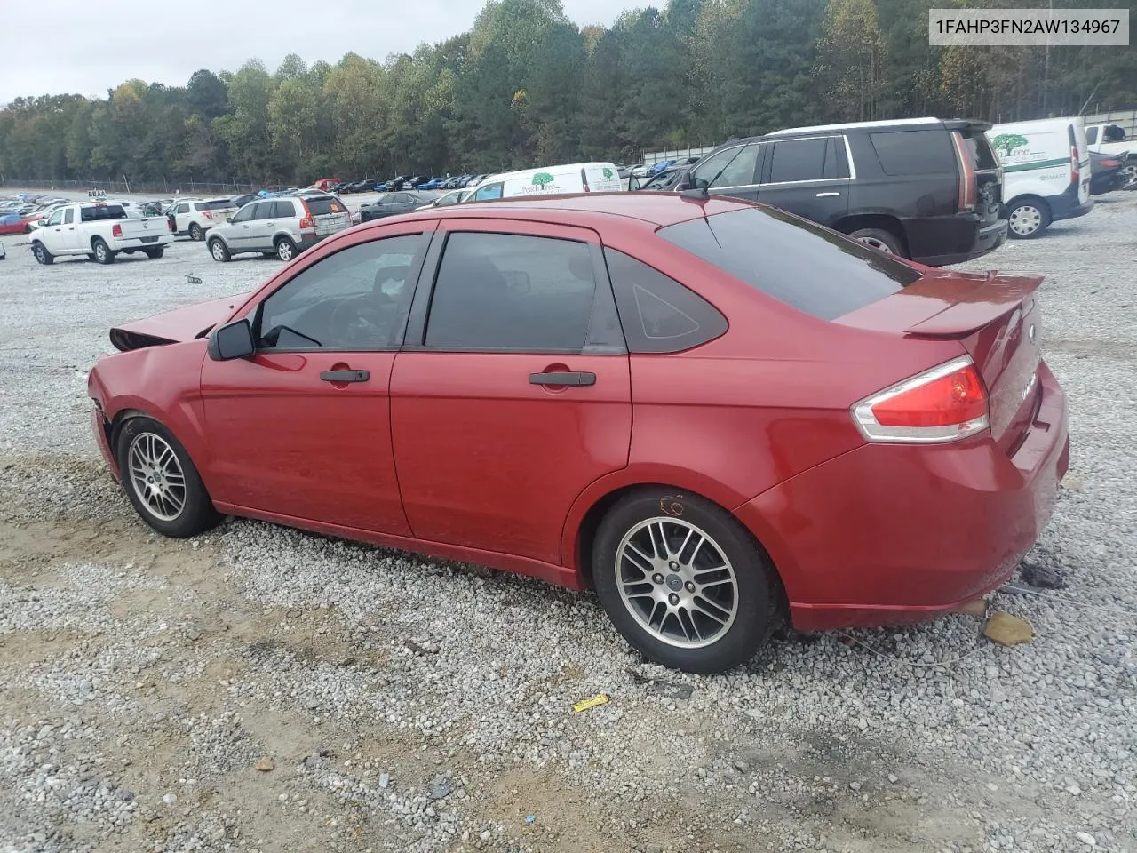 2010 Ford Focus Se VIN: 1FAHP3FN2AW134967 Lot: 79665524