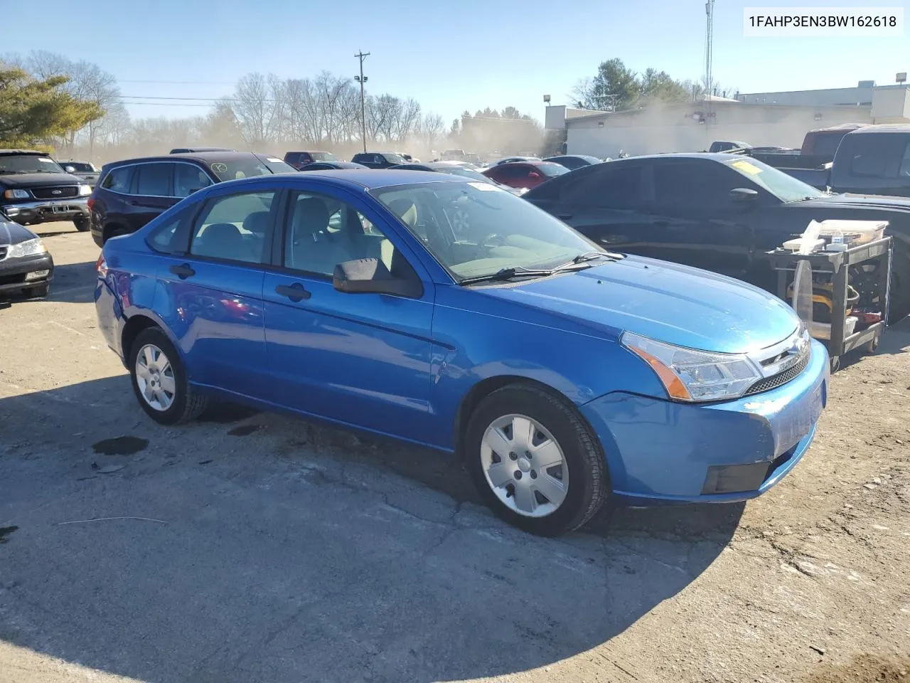 2011 Ford Focus S VIN: 1FAHP3EN3BW162618 Lot: 41503564