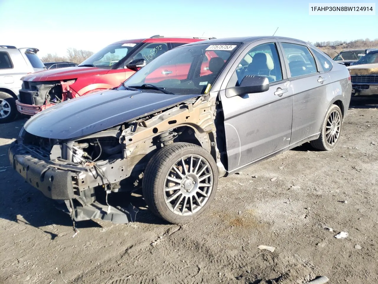 2011 Ford Focus Ses VIN: 1FAHP3GN8BW124914 Lot: 55359624