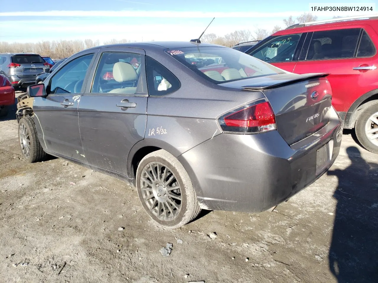 2011 Ford Focus Ses VIN: 1FAHP3GN8BW124914 Lot: 55359624