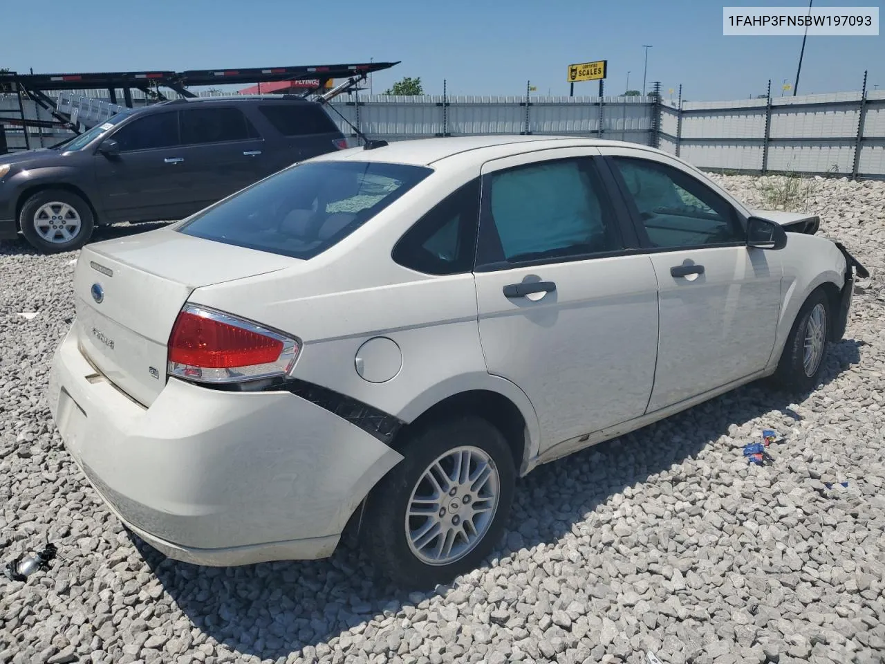 2011 Ford Focus Se VIN: 1FAHP3FN5BW197093 Lot: 58678244