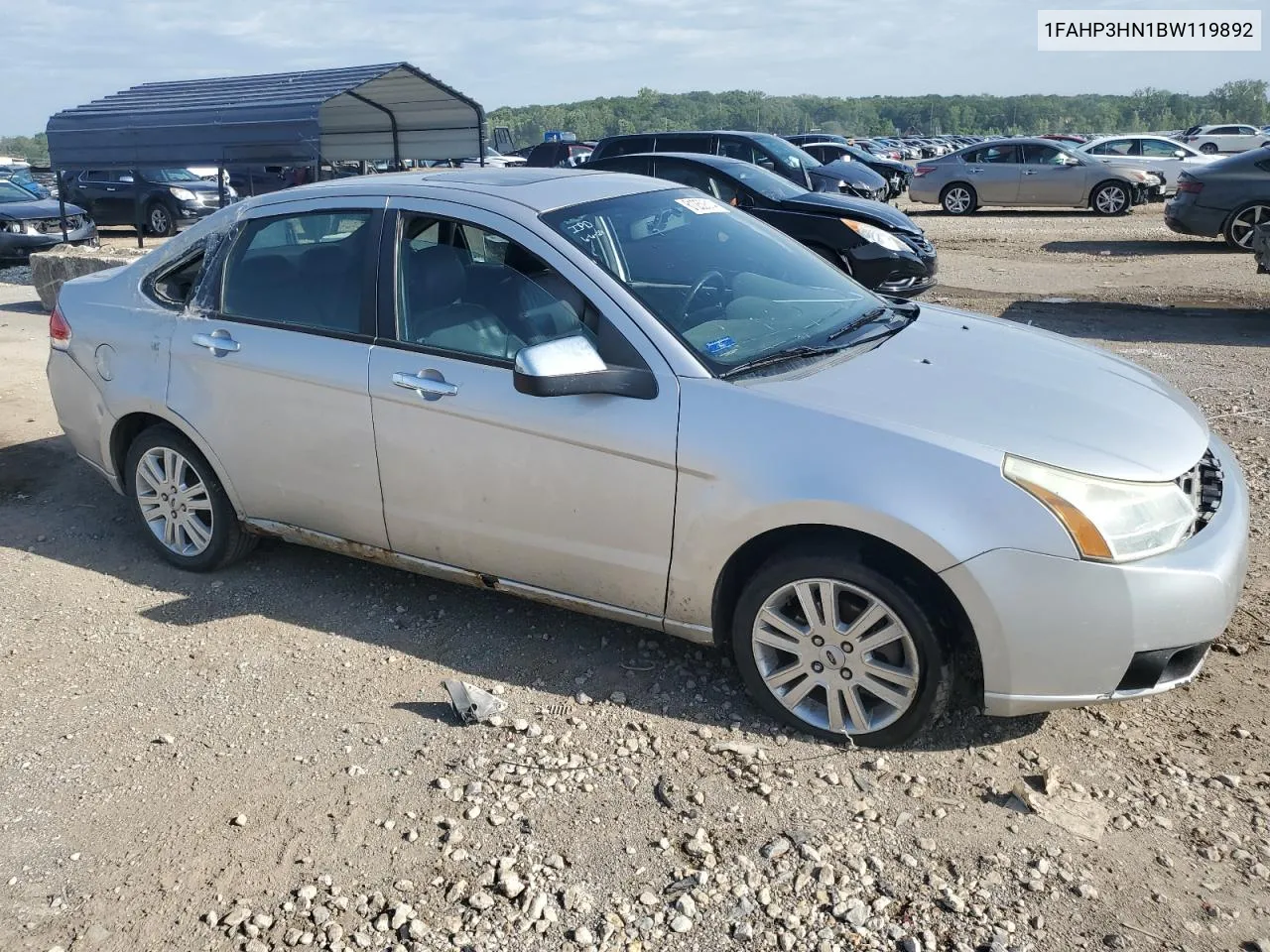 2011 Ford Focus Sel VIN: 1FAHP3HN1BW119892 Lot: 61250614