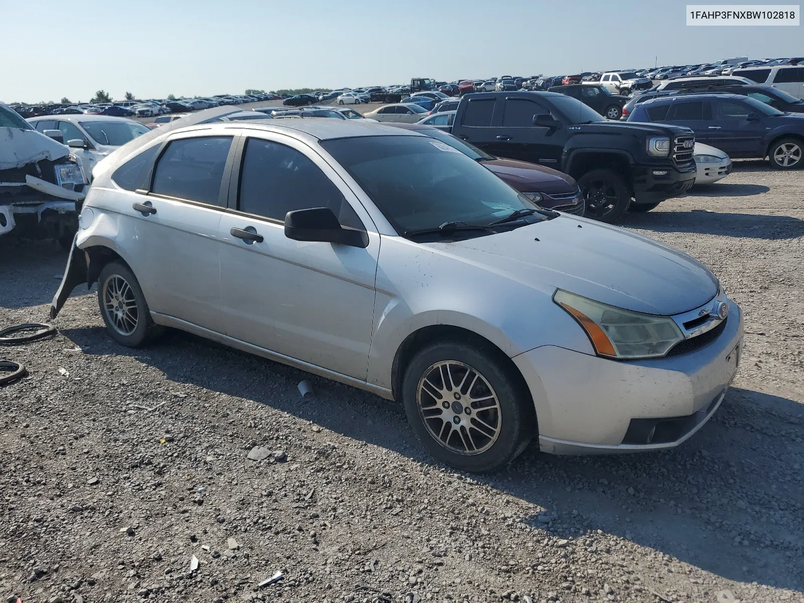 2011 Ford Focus Se VIN: 1FAHP3FNXBW102818 Lot: 62646174