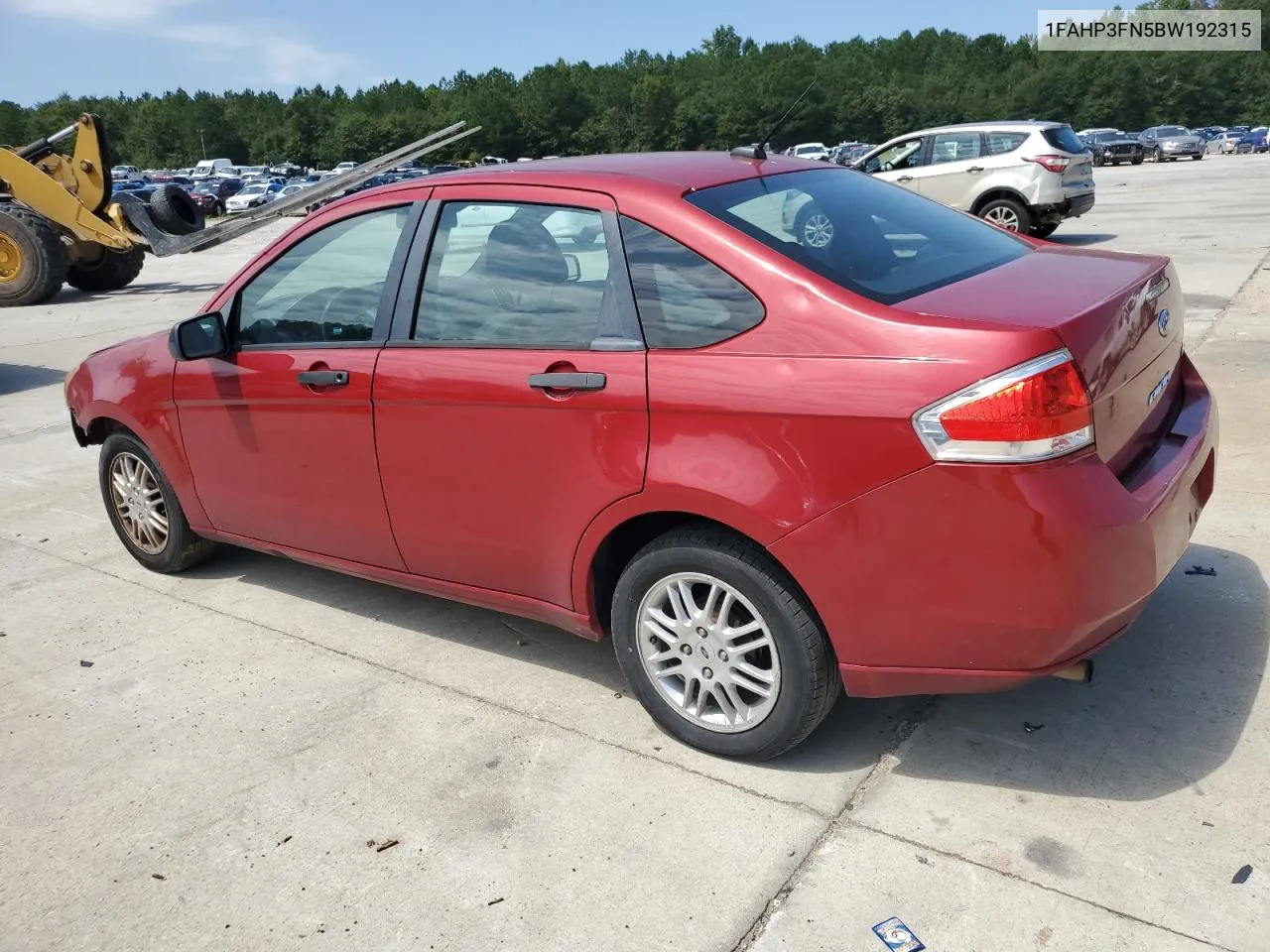 2011 Ford Focus Se VIN: 1FAHP3FN5BW192315 Lot: 67859604