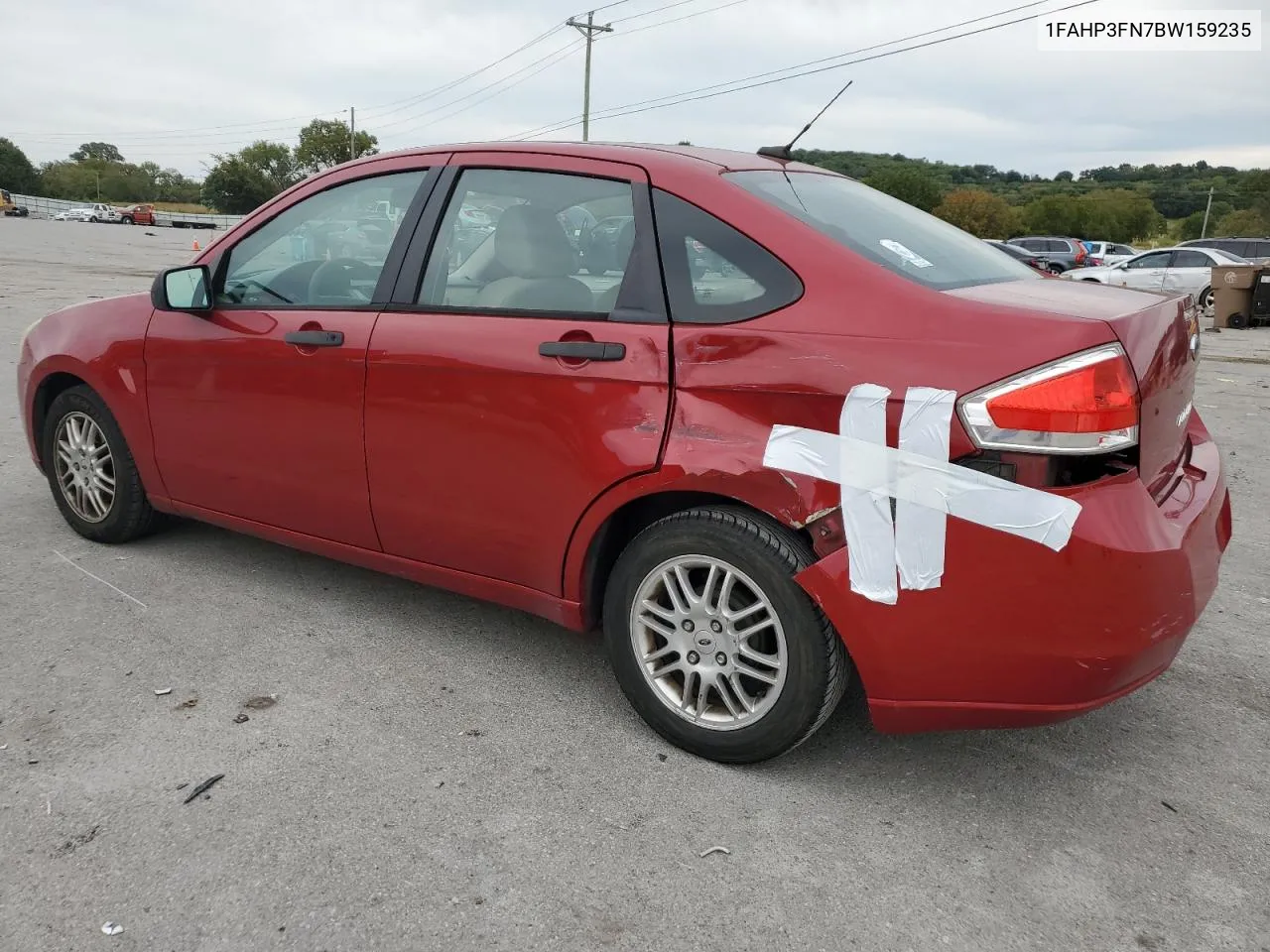 2011 Ford Focus Se VIN: 1FAHP3FN7BW159235 Lot: 70003254