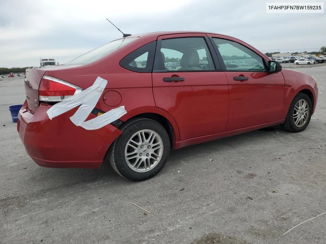 2011 Ford Focus Se VIN: 1FAHP3FN7BW159235 Lot: 70003254