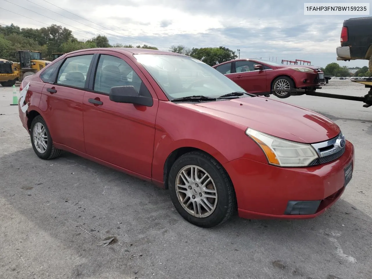 2011 Ford Focus Se VIN: 1FAHP3FN7BW159235 Lot: 70003254