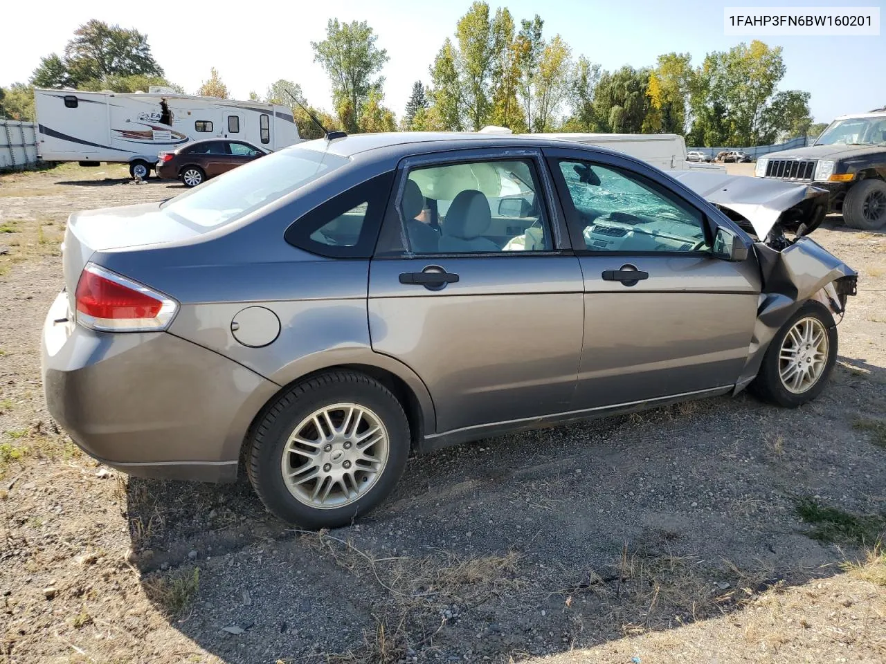 2011 Ford Focus Se VIN: 1FAHP3FN6BW160201 Lot: 70766694