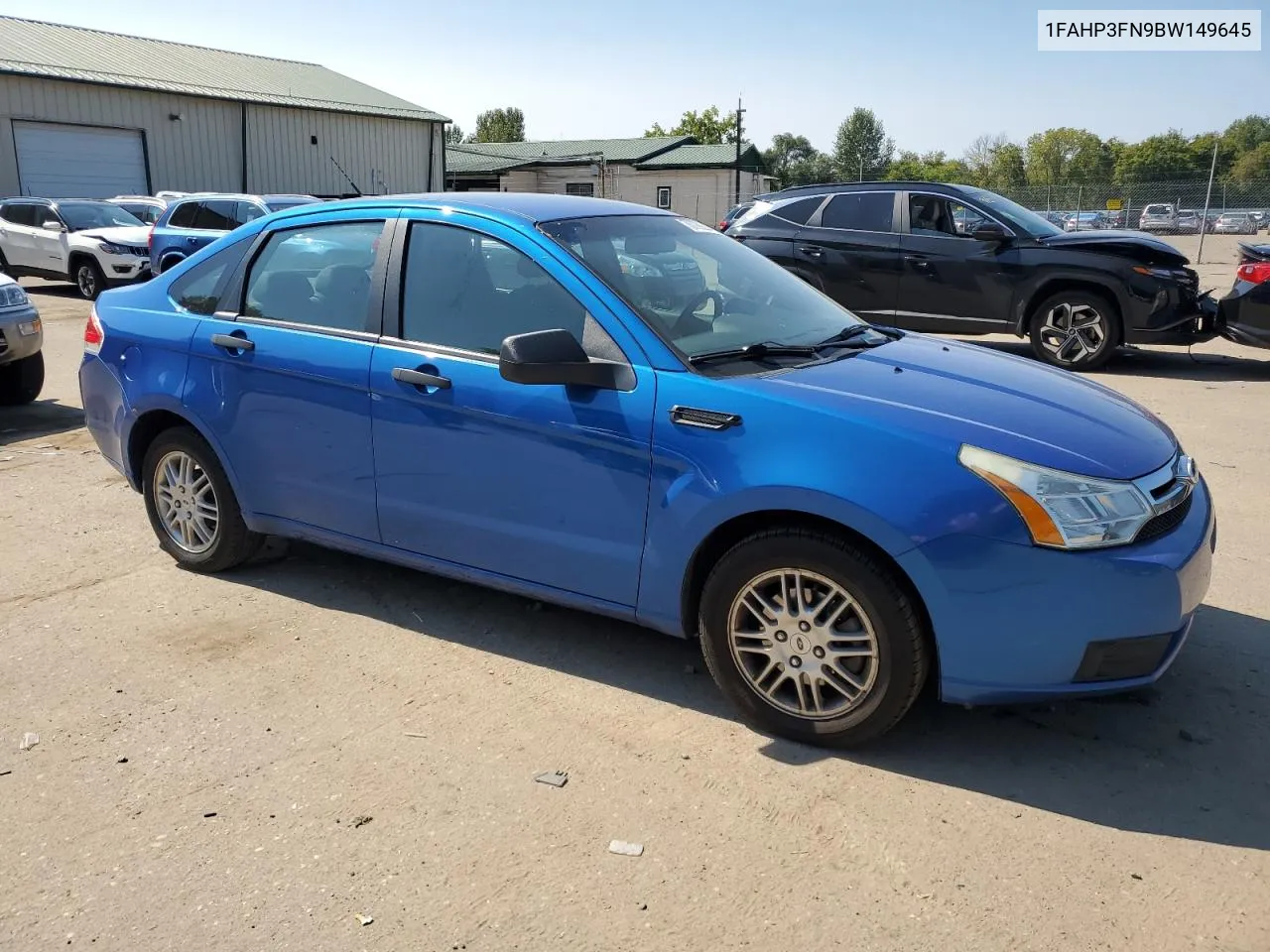 2011 Ford Focus Se VIN: 1FAHP3FN9BW149645 Lot: 70799294