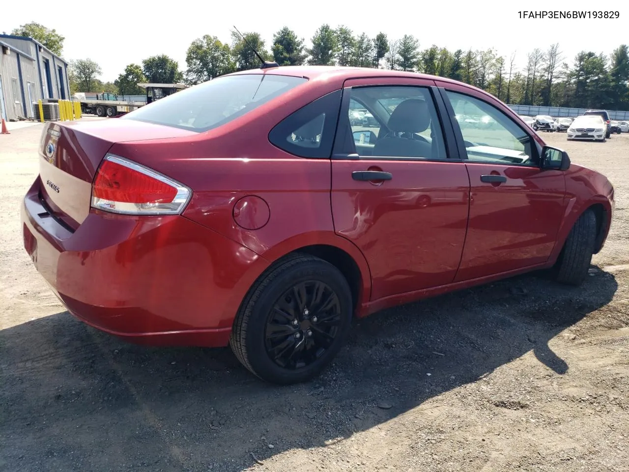 2011 Ford Focus S VIN: 1FAHP3EN6BW193829 Lot: 71174324